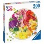 Puzzle cerc fructe si legume 500 piese